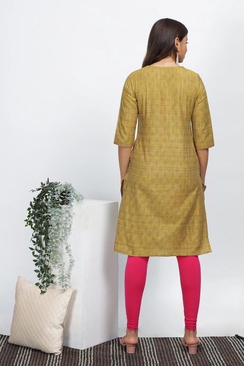 
Beautiful Cotton Embroidered Kurti with Self Dobby Design uploaded by Ethnic Fusion on 11/6/2023