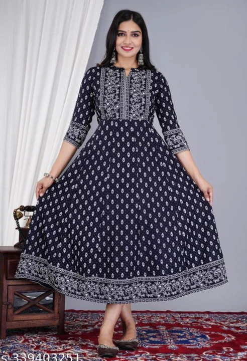 black anarkali gown uploaded by Ayesha collection on 11/6/2023