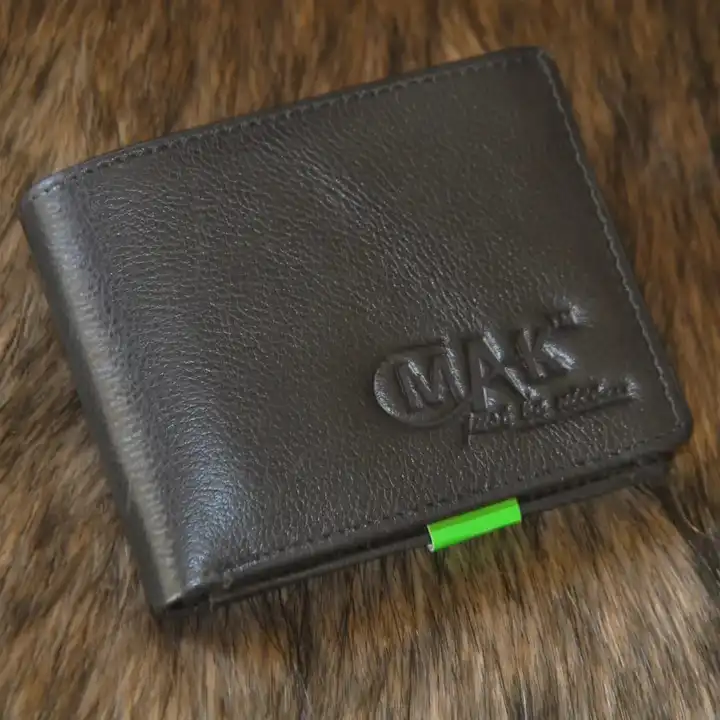 Leather Mens wallet uploaded by MAK (the leather hub) on 11/6/2023