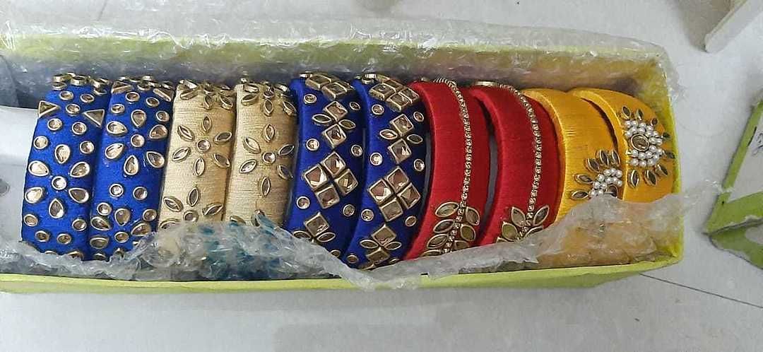 Silk thread bangles  uploaded by business on 7/18/2020