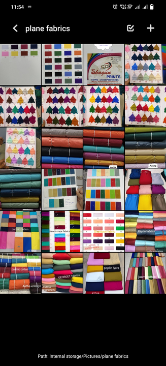 All type of plane fabric  uploaded by Astha enterprises  on 11/7/2023