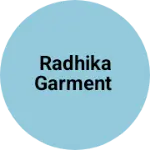 Business logo of Radhika garment