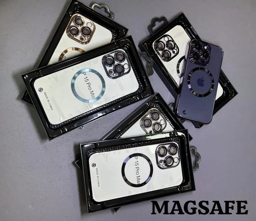 Megsafe case with camera lens uploaded by Mobile Accessories hub on 11/7/2023