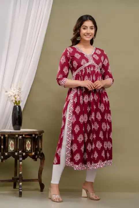 Cotton Kurti With Pent  uploaded by Divyanshi fashion on 11/7/2023