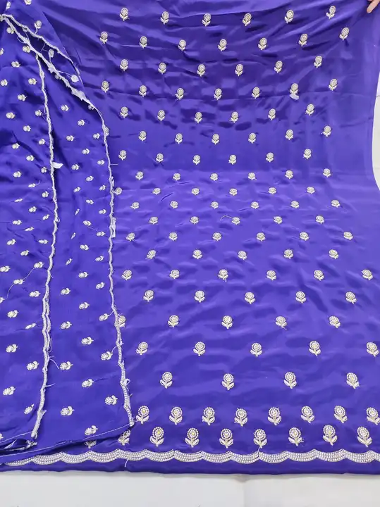 Crape suit with chinon dupatta 900 uploaded by business on 11/7/2023