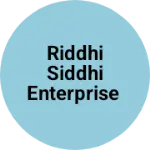 Business logo of Riddhi Siddhi Enterprise