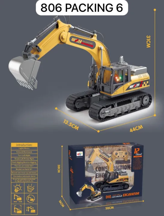 Remote excavator uploaded by BHTOYS on 11/7/2023