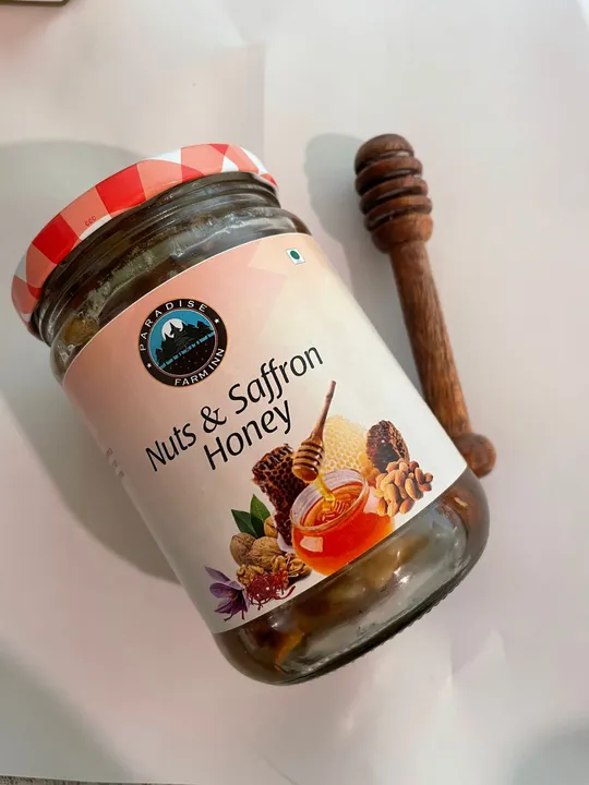 Nuts and Saffron Honey  uploaded by Paradise Farm Inn on 11/7/2023