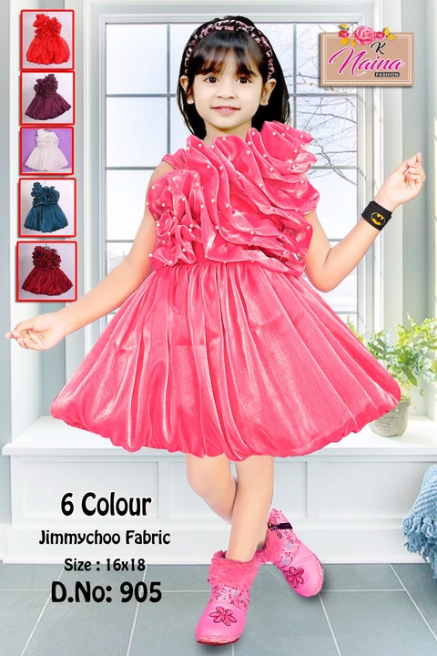 Full party wear frock with 6 color  uploaded by K.naina dresses on 11/7/2023