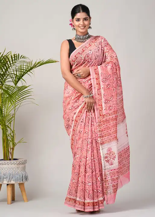 Chanderi silk sarees  uploaded by business on 11/8/2023