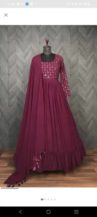 2 piece gown uploaded by DSG WORLD FASHION WEAR  on 11/8/2023