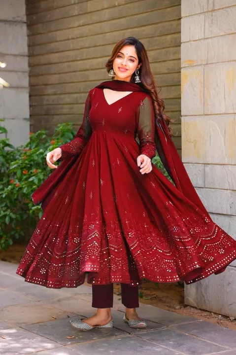Gown uploaded by Taha fashion from surat on 11/8/2023