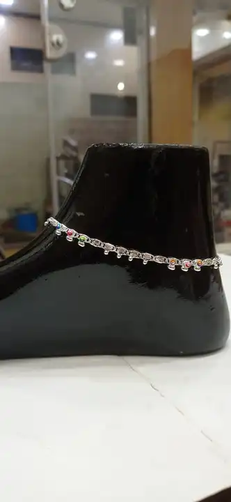 Silver fancy anklets  uploaded by business on 11/8/2023