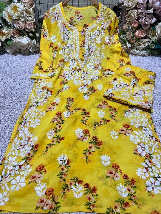 Malprint Lucknowi chikankari  uploaded by Naayaab chikankari on 11/9/2023