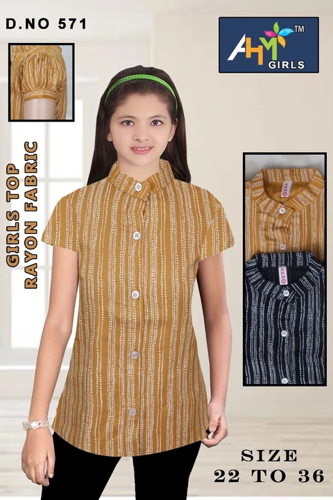 Ahm girls top Heavy Rayon fabric 18kg+ uploaded by Ahm garments on 11/9/2023