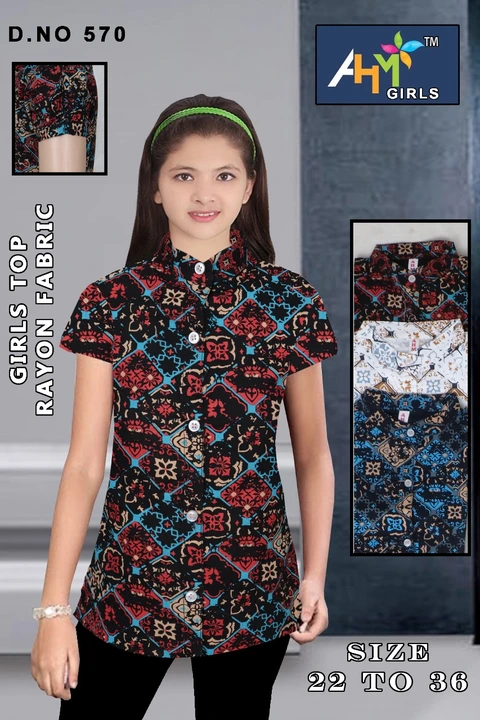 Ahm girls top Heavy Rayon fabric 18kg+ uploaded by business on 11/9/2023