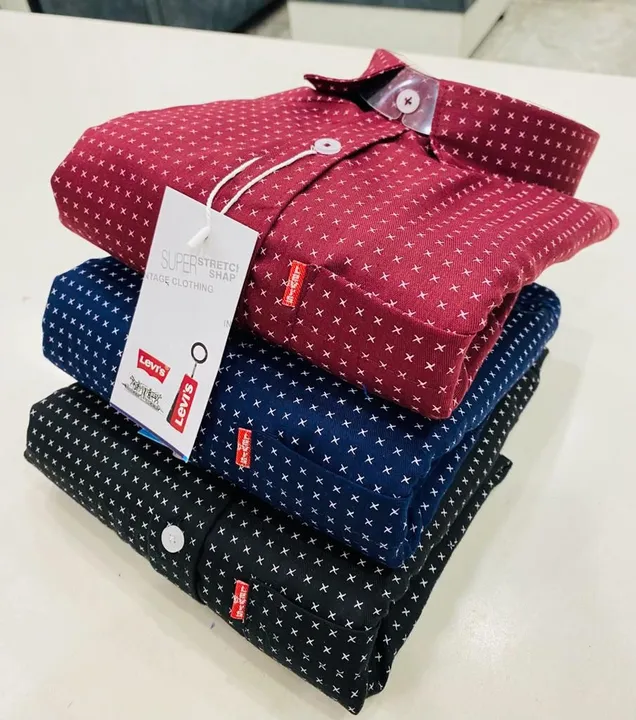 Levi's semi laffer cotton printed full sleeve shirt  uploaded by Panther garments - manufacturing  on 11/9/2023