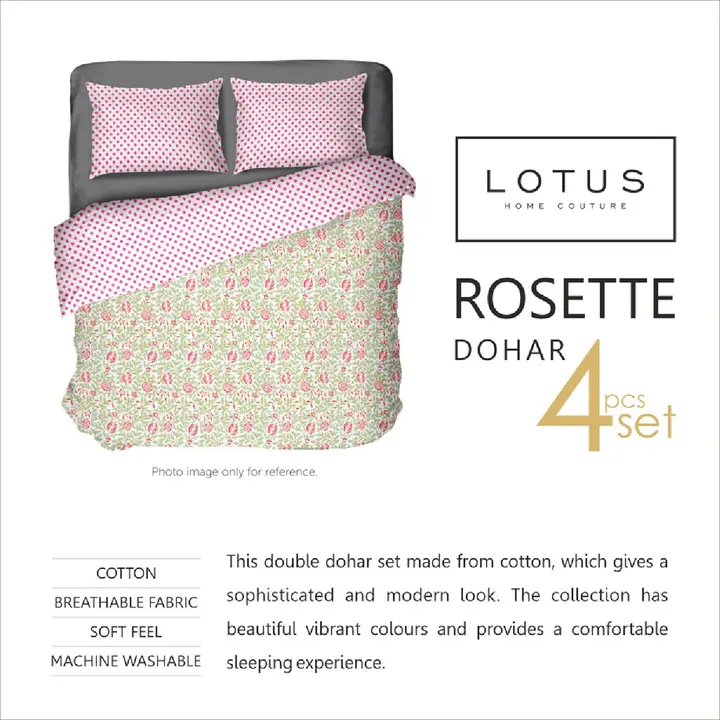 Lotus dohar bedsheet set pure cotton uploaded by Nikhar Fab Tex on 11/9/2023