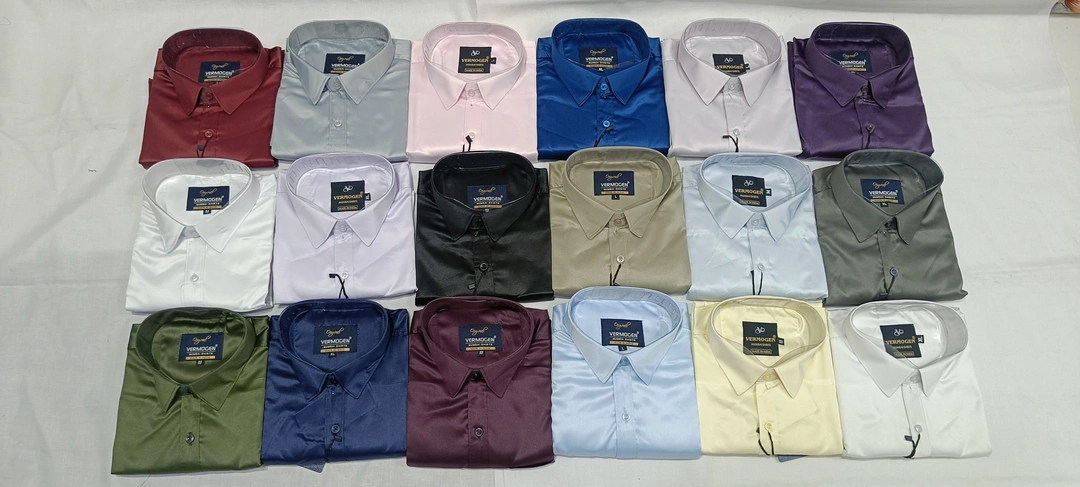Party Wear  Plain Shirts uploaded by business on 11/9/2023