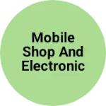Business logo of Mobile shop and electronic shop laptop