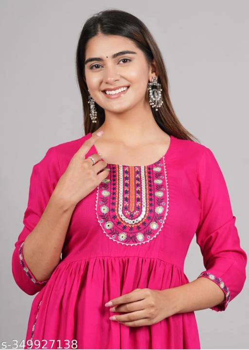 new pink plan embroidery naira cut gown uploaded by business on 11/9/2023