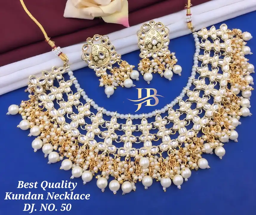 Best quality Kundan necklace set 👌  uploaded by Artificial jewellery on 11/10/2023