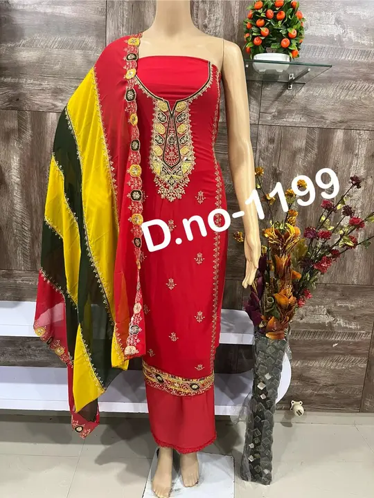 Premium Soft Georgette Suit With Inner  uploaded by business on 11/10/2023