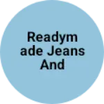 Business logo of Readymade jeans and t-shirt shirt