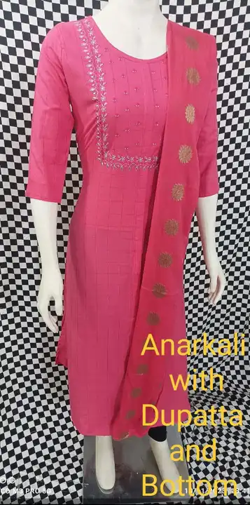 Anarkali with pant & Dupatta  uploaded by Daffodil Fashion  on 11/10/2023