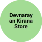 Business logo of Devnarayan kirana store