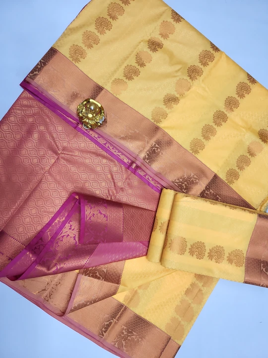 Semi silk sarees  uploaded by business on 11/11/2023