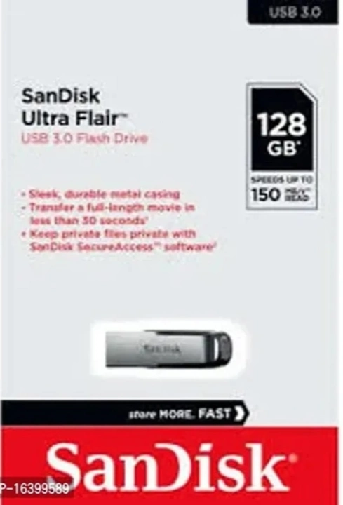 128gb sandisk flair pendrive uploaded by business on 11/11/2023