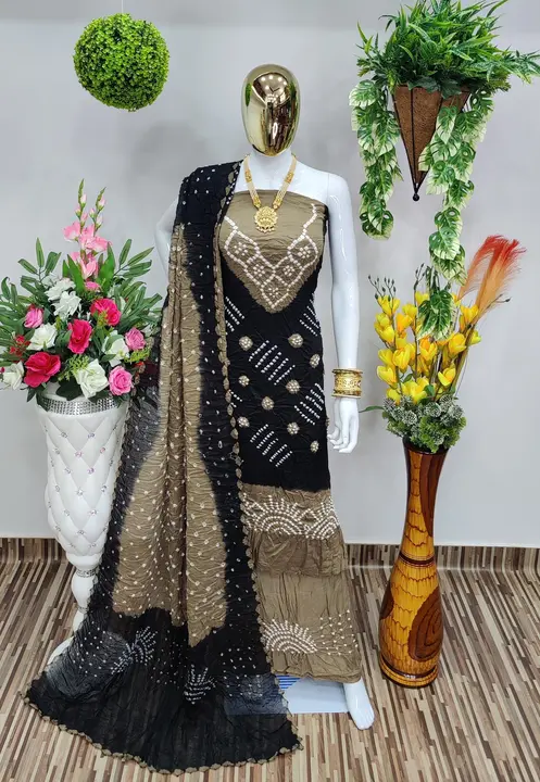 Cottan satin suit uploaded by Faiz handicrafts on 11/11/2023