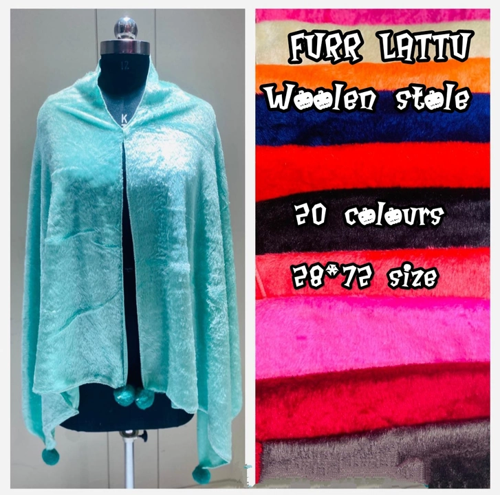 Post image Woolen stoles Fur lattu @65
#winterstoles
#fancystoles
#furlattu