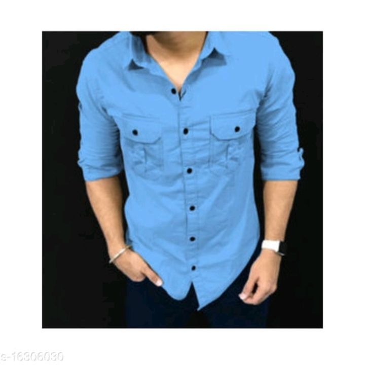 Post image ☄️Classy Fashionable Men Shirts

Fabric: Cotton
Sleeve Length: Long Sleeves
Pattern: Solid
Sizes:
XL (Chest Size: 42 in) 
L (Chest Size: 40 in) 
M (Chest Size: 38 in) 

Dispatch: 2-3 Days