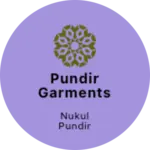 Business logo of Pundir garments