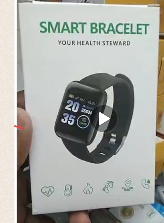Post image Smart bracelet 
Offer rate 450/- only
Quantity order accepted. 
WhatsApp for Orders 
Ferns Enterprises 
Malad west 
Mumbai 

📱7715934967