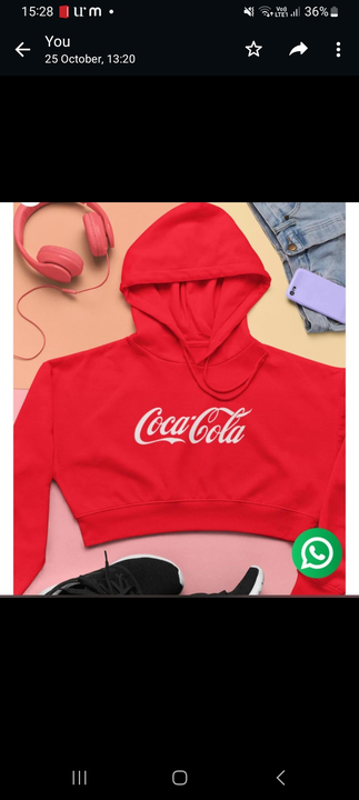 Coca Cola Trendy Women Hoodies uploaded by Suhail Enterprises on 11/12/2023