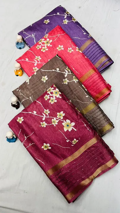 Dola silk sequence sarees uploaded by business on 11/13/2023
