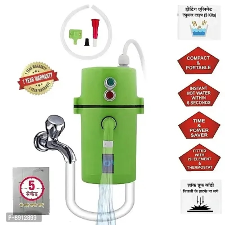 Post image Portable Instant Electric Water Geyser/Heater ABS Body-Shock Proof with 1 year Warranty- Multicolor

Price - 1296
 Free delivery 
 Returns: Within 7 days of delivery. No questions asked
 NEW Avail cashback on all your orders in Wallet
 Use 5% flat off on all prepaid orders