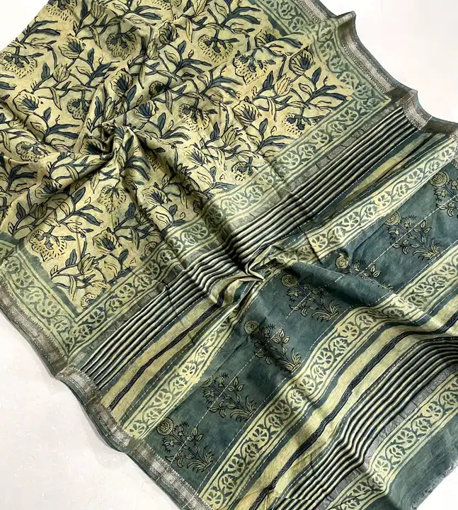 Pure cottan Maheshwari silk sarees  uploaded by Handloom print on 11/13/2023
