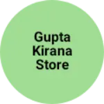 Business logo of gupta kirana store