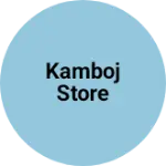 Business logo of Kamboj store