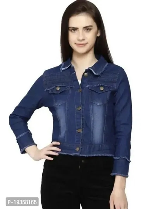 Trendy Front Button Denim Jacket uploaded by business on 11/13/2023