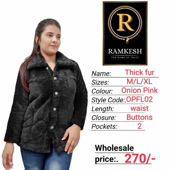 RAMKESH Double sided fur coat for women  uploaded by business on 11/14/2023