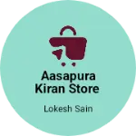 Business logo of Aasapura kiran store
