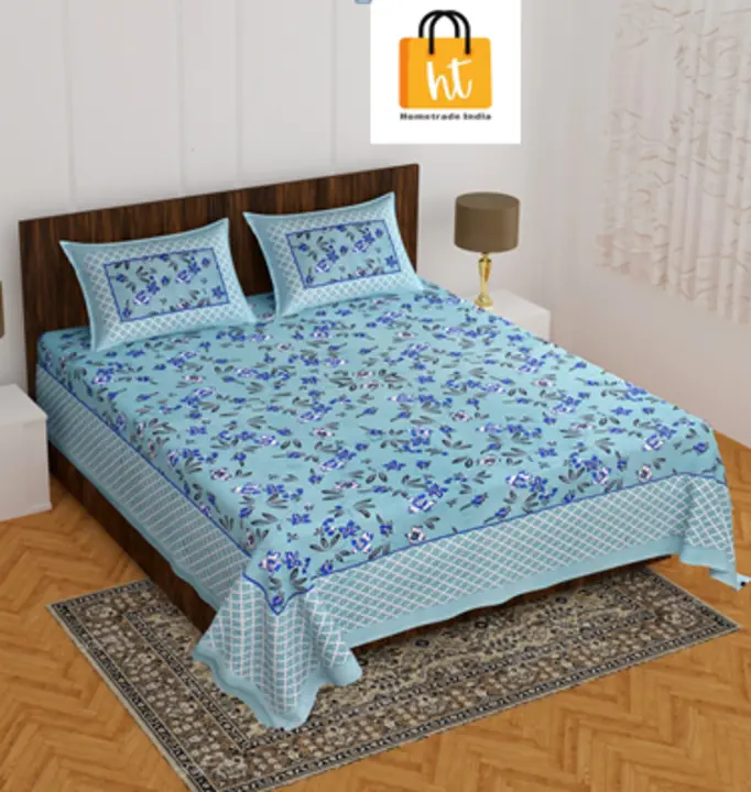 Double Bedsheets Adda Queen Size 90*100 Inches uploaded by Hometrade India on 11/14/2023