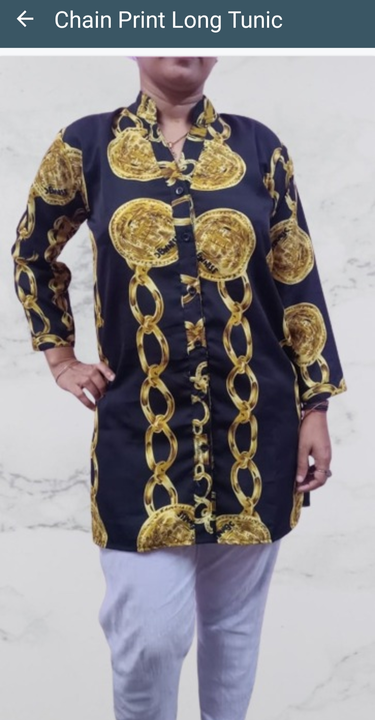 Chain print tunic  uploaded by Liimra world fashion on 11/14/2023