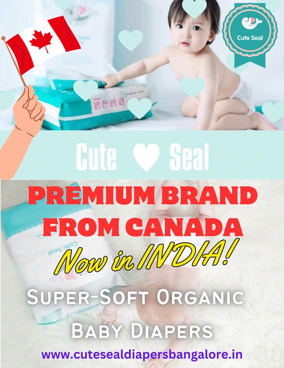 Cute Seal Premium Canadian Diapers - All Size - Pant Type uploaded by BinQle Enterprise on 11/14/2023