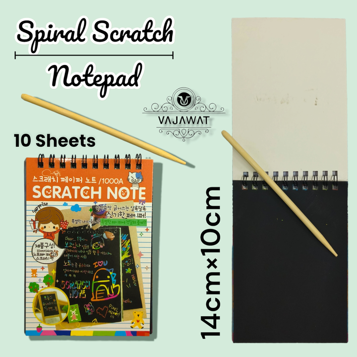 Scratch Book Notepad  uploaded by Sha kantilal jayantilal on 11/14/2023